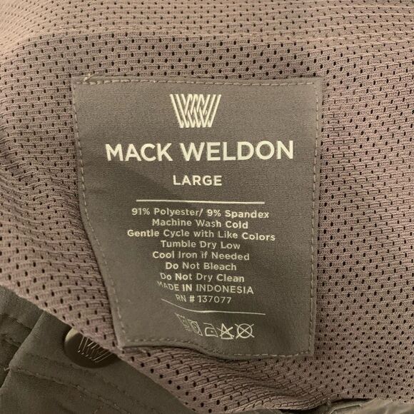 Mack Weldon dark grey athletic men’s joggers with zipper pockets size large - Picture 13 of 13